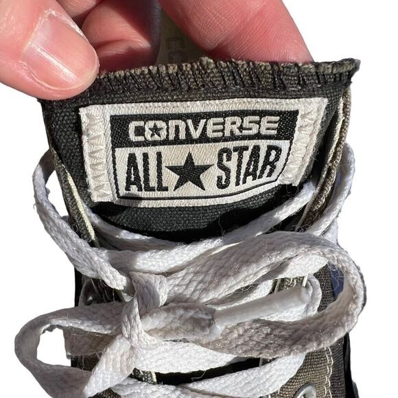 Converse Unisex Sneakers Shoes Chuck Taylor All Star Low Top Athletic Gray Green - Picture 3 of 11
